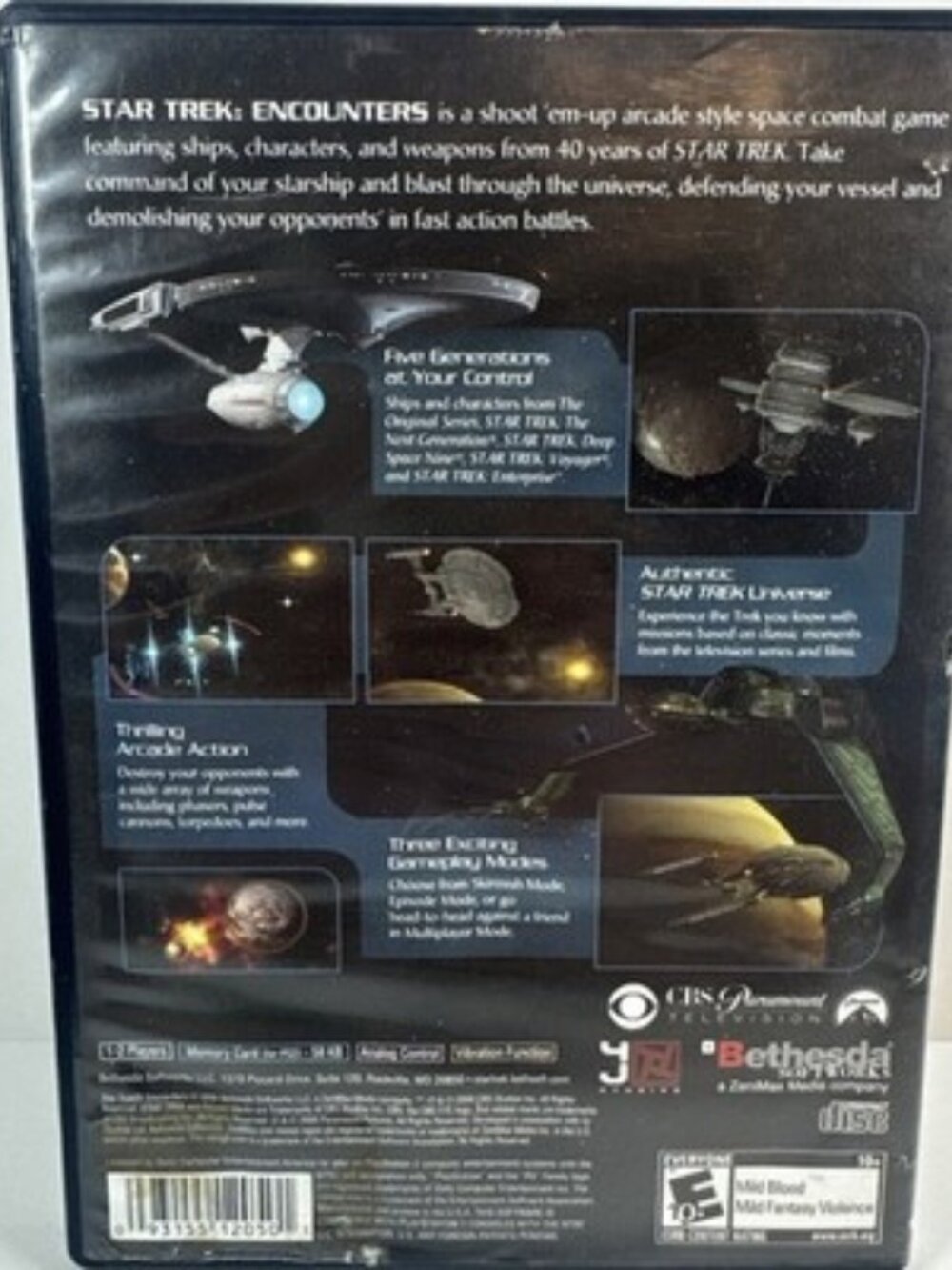 Star Trek Encounters (2006) – PlayStation 2 – Sony – Bethesda – No Manual - Picture 2 of 5